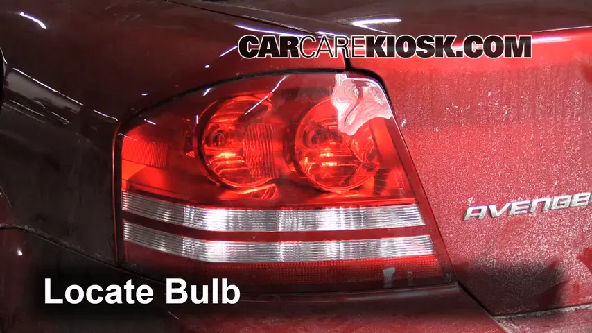 2008 Dodge Avenger SXT 2.4L 4 Cyl. Lights Brake Light (replace bulb)